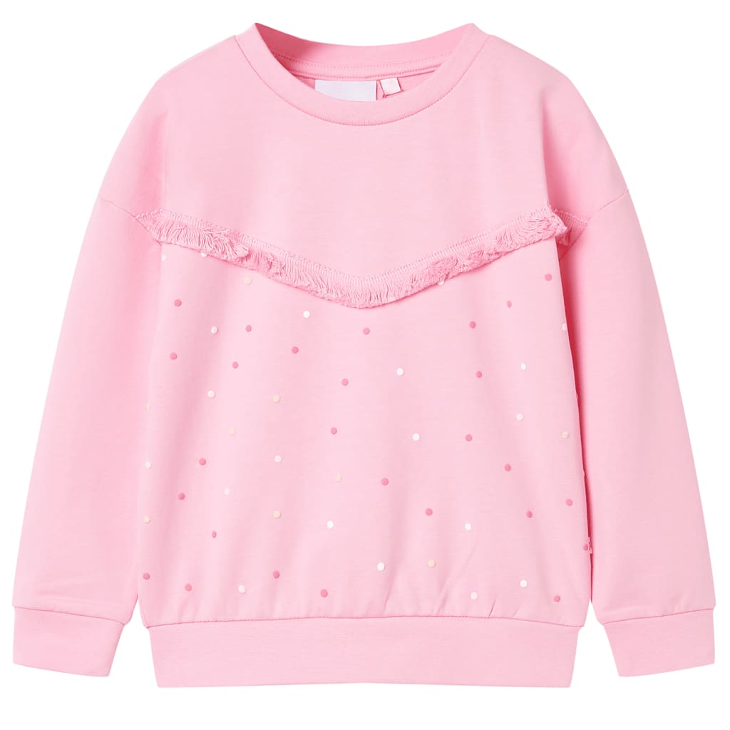 VidaXL pull enfant 128 rose