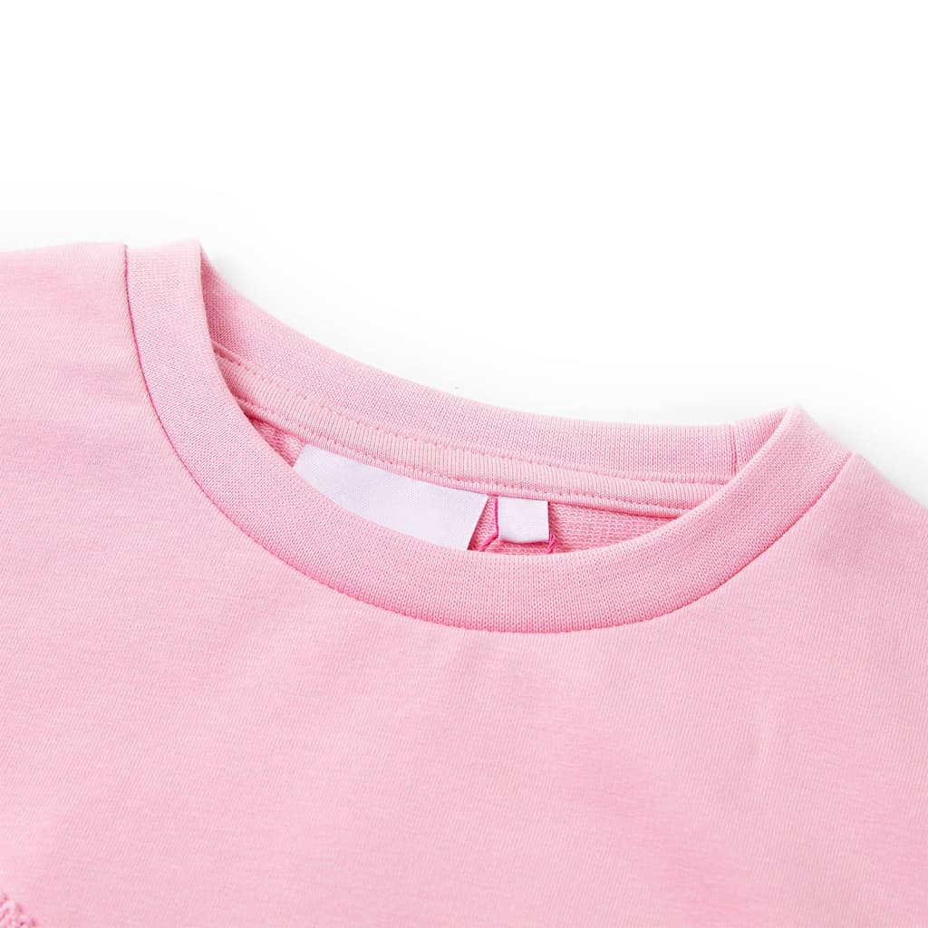 VidaXL pull enfant 128 rose