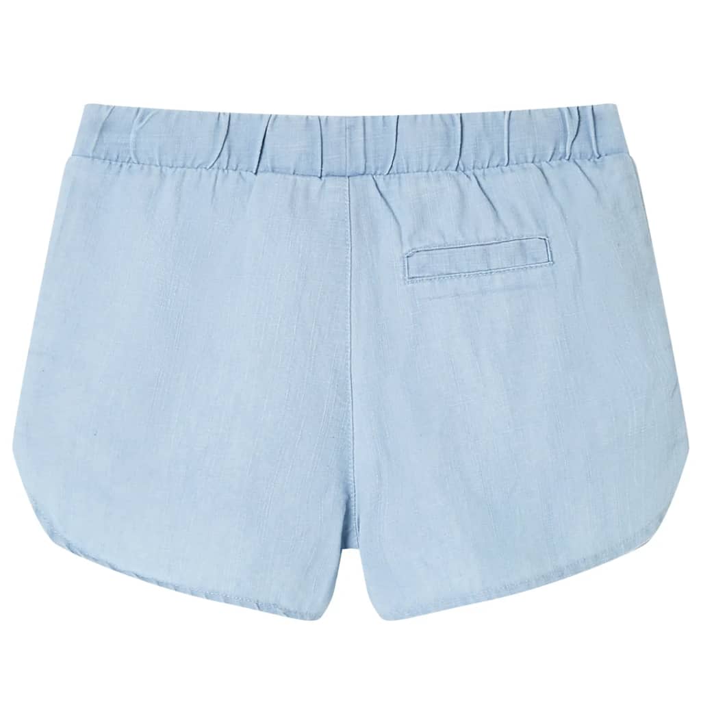 VidaXL Short enfant 92 bleu denim doux