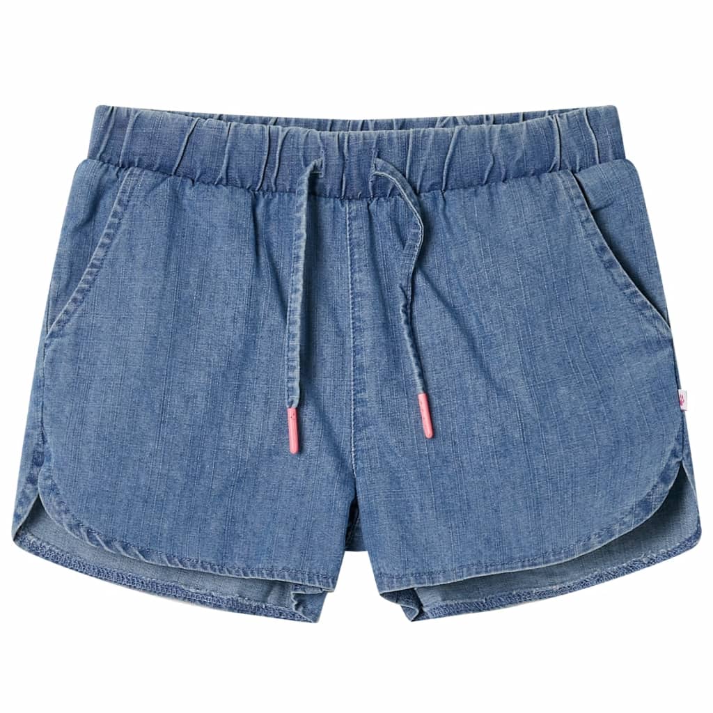VidaXL Short enfant 104 bleu denim