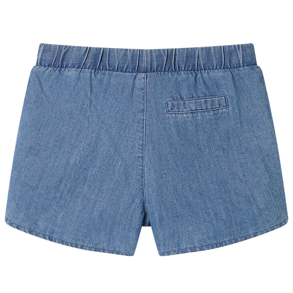 VidaXL Short enfant 116 bleu denim