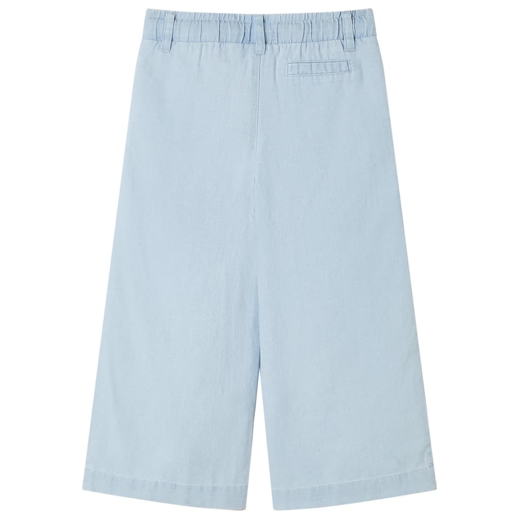 VidaXL Pantalon enfant 104 bleu denim doux