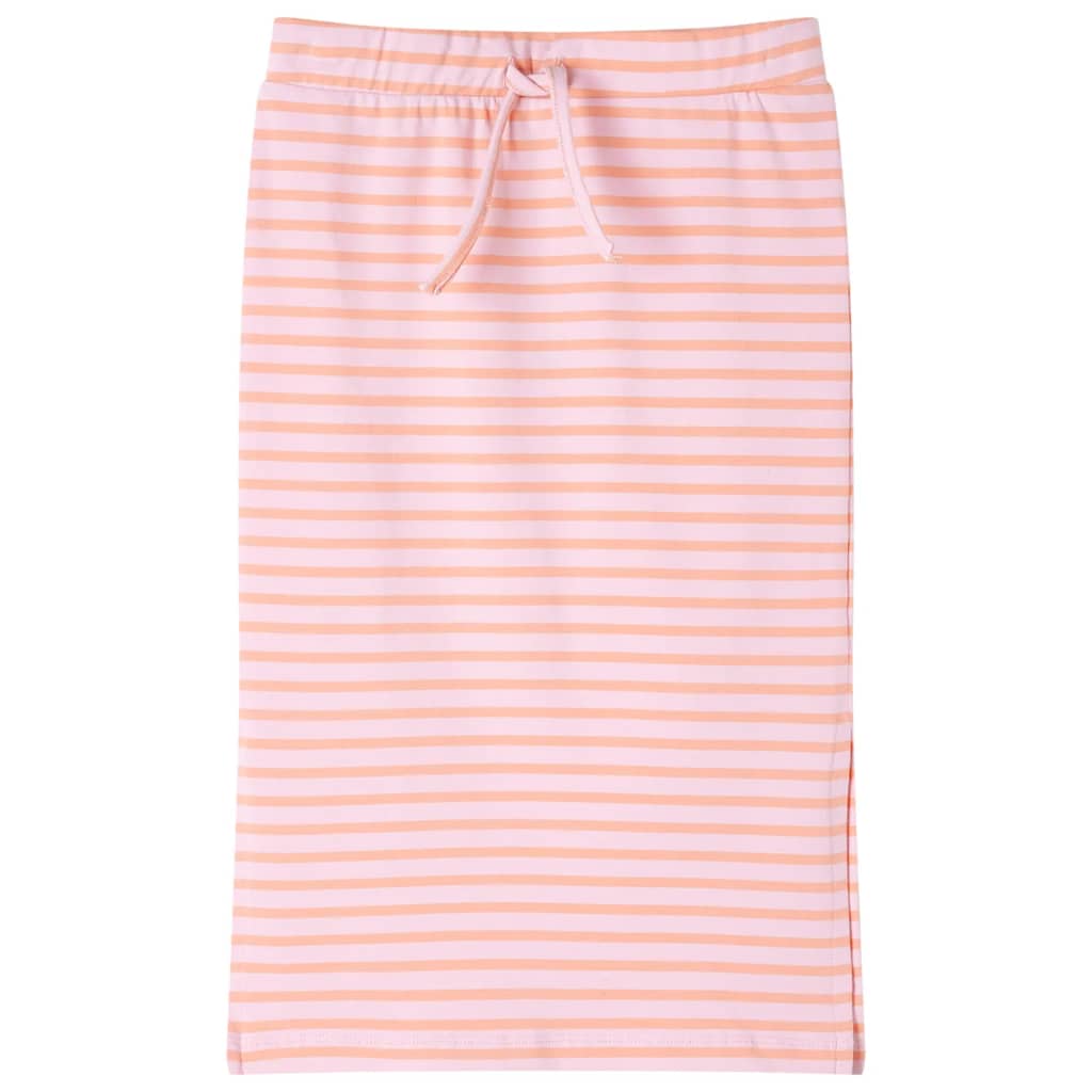 VidaXL Jupe enfant droite à rayures 92 rose
