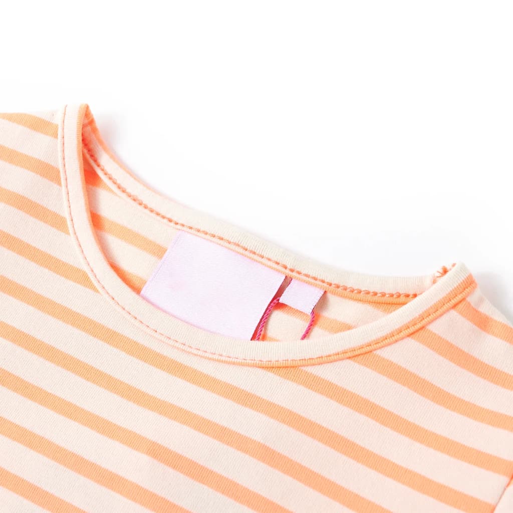 VidaXL Chemise enfant 128 orange fluo