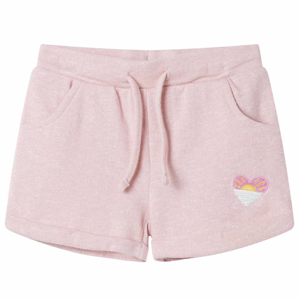 VidaXL Short enfant avec cordon de serrage 104 rose clair mélangé