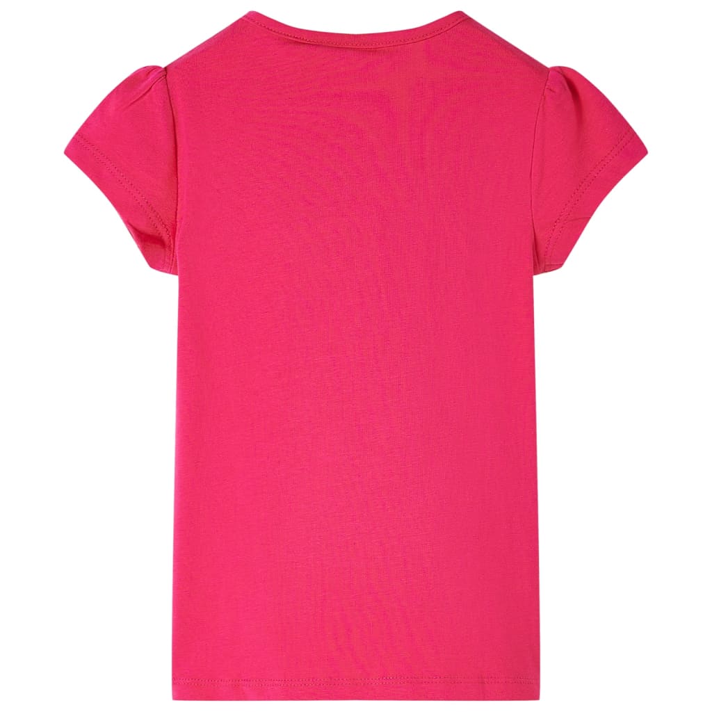 Vidaxl kindershirt 128 felroze
