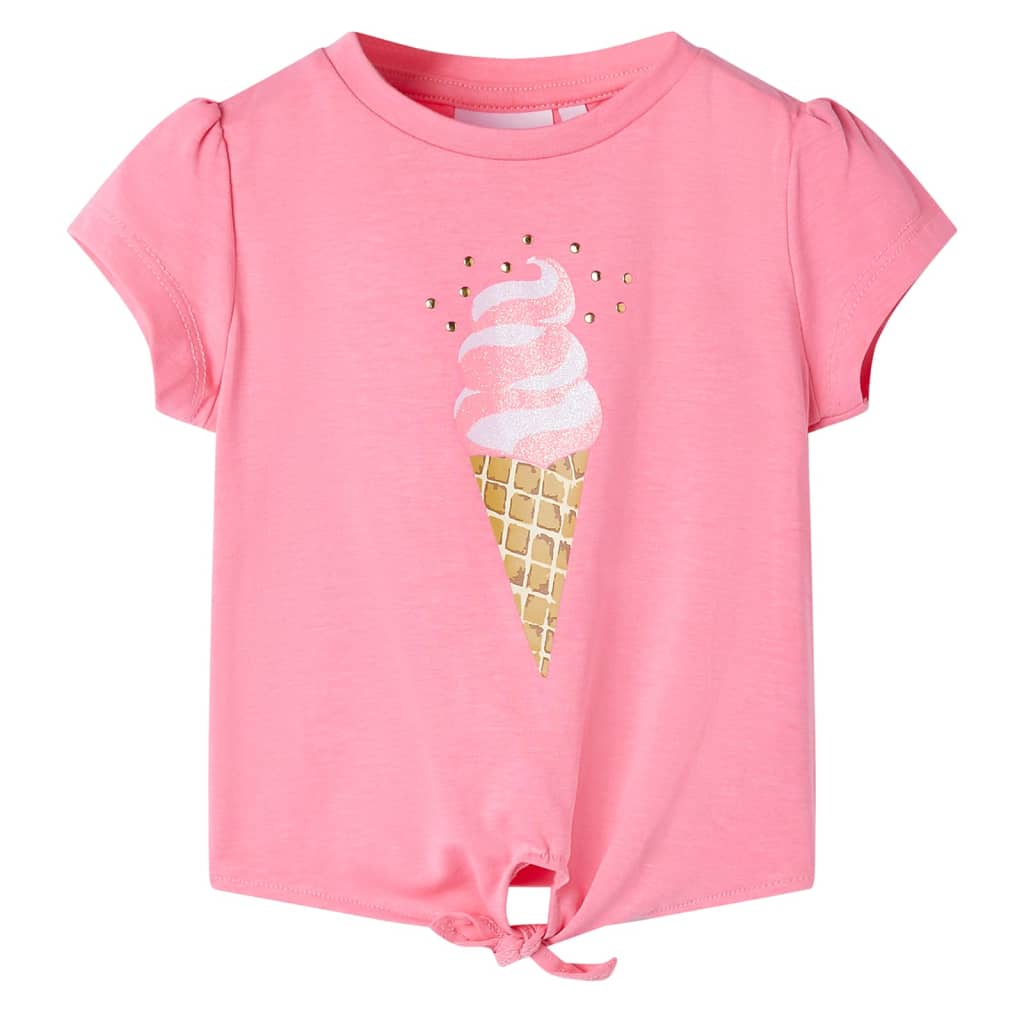 VidaXL Chemise enfant 140 rose vif fluorescent