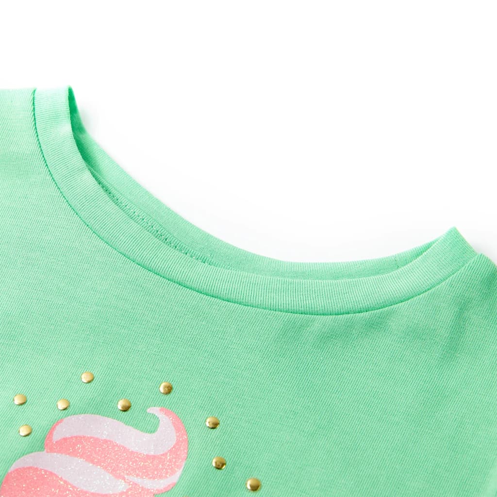VidaXL chemise enfant 140 vert clair