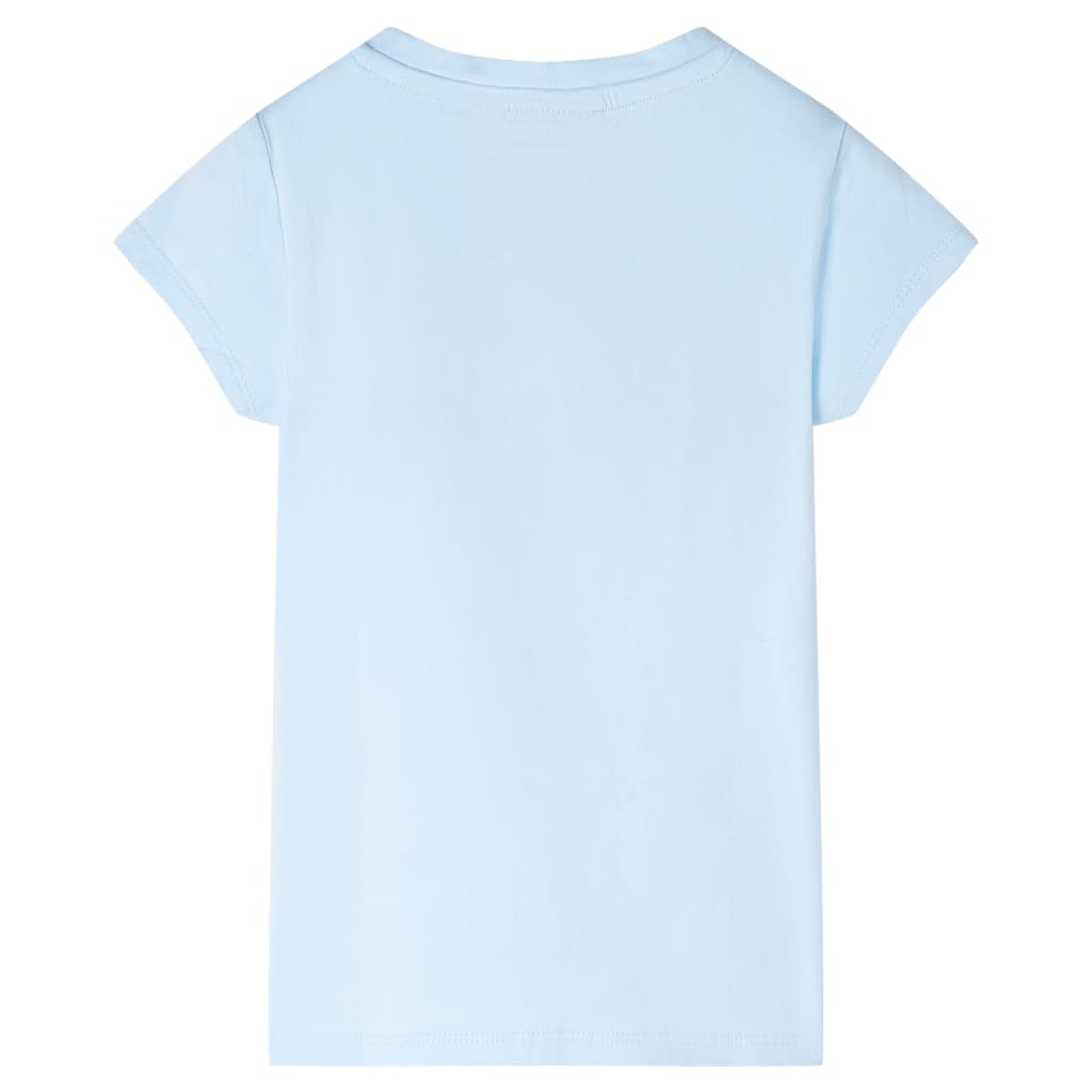 VidaXL Chemise enfant 140 bleu doux