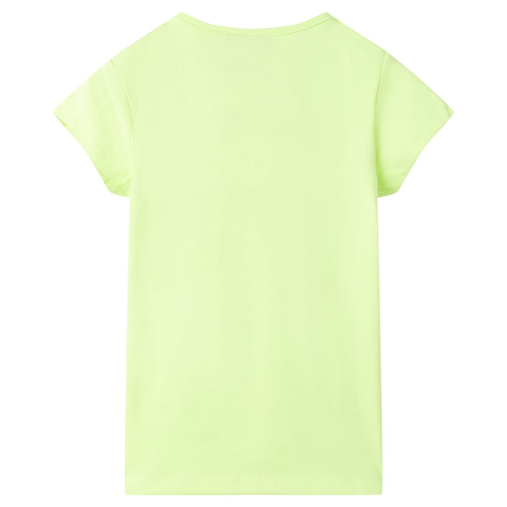 VidaXL Chemise enfant 92 jaune fluo