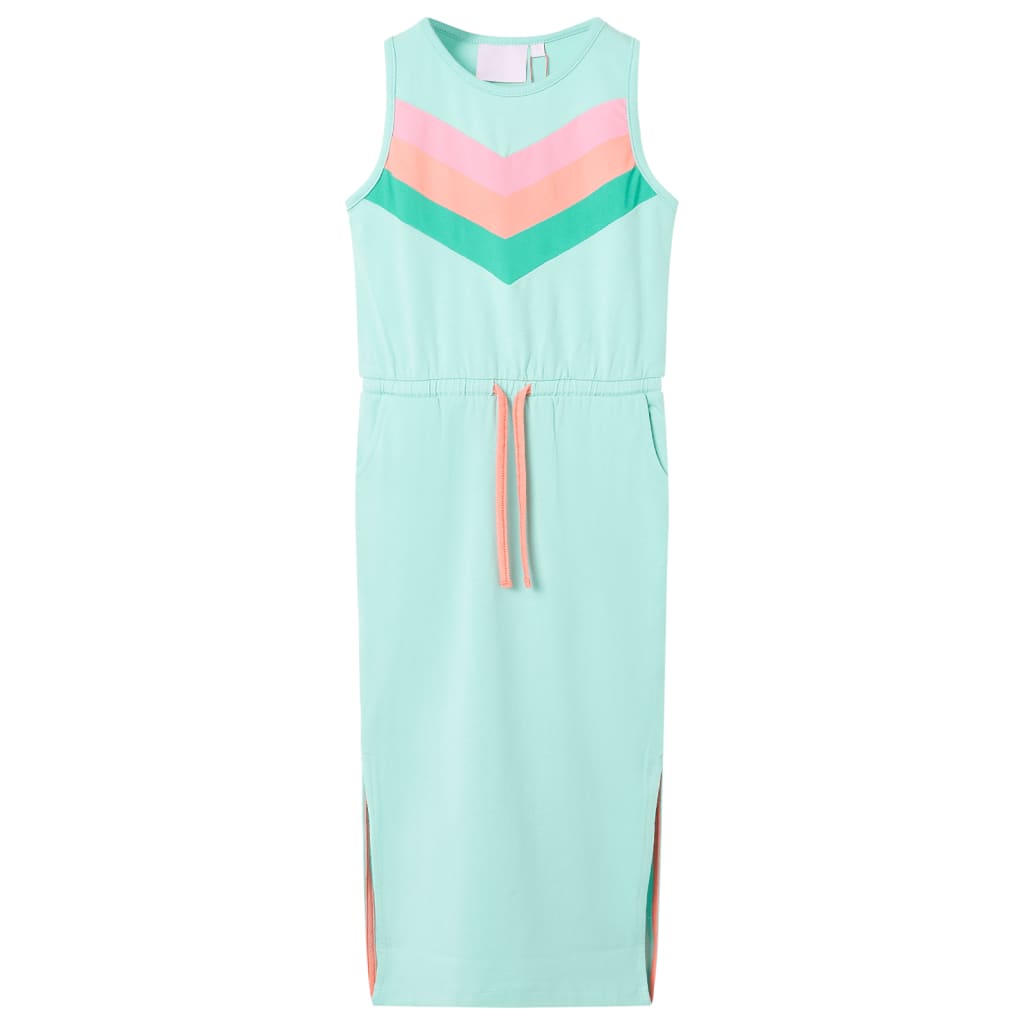 VidaXL Robe enfant avec cordon 104 menthe clair