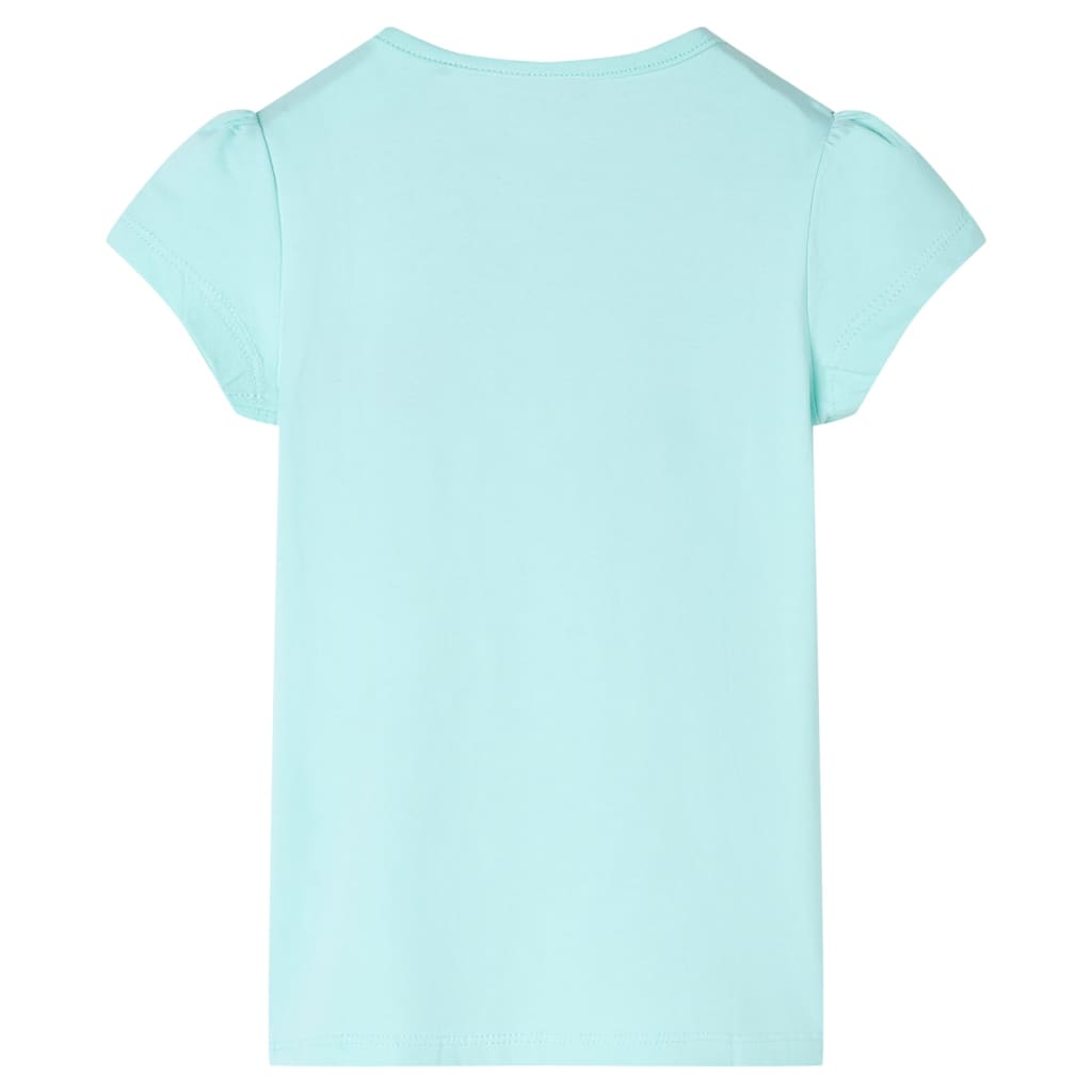 VidaXL Chemise enfant 104 bleu mer clair