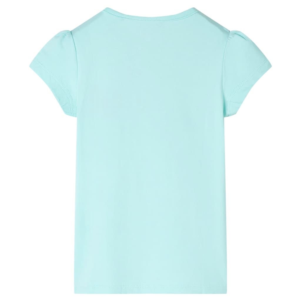 VidaXL Chemise enfant 128 bleu mer clair