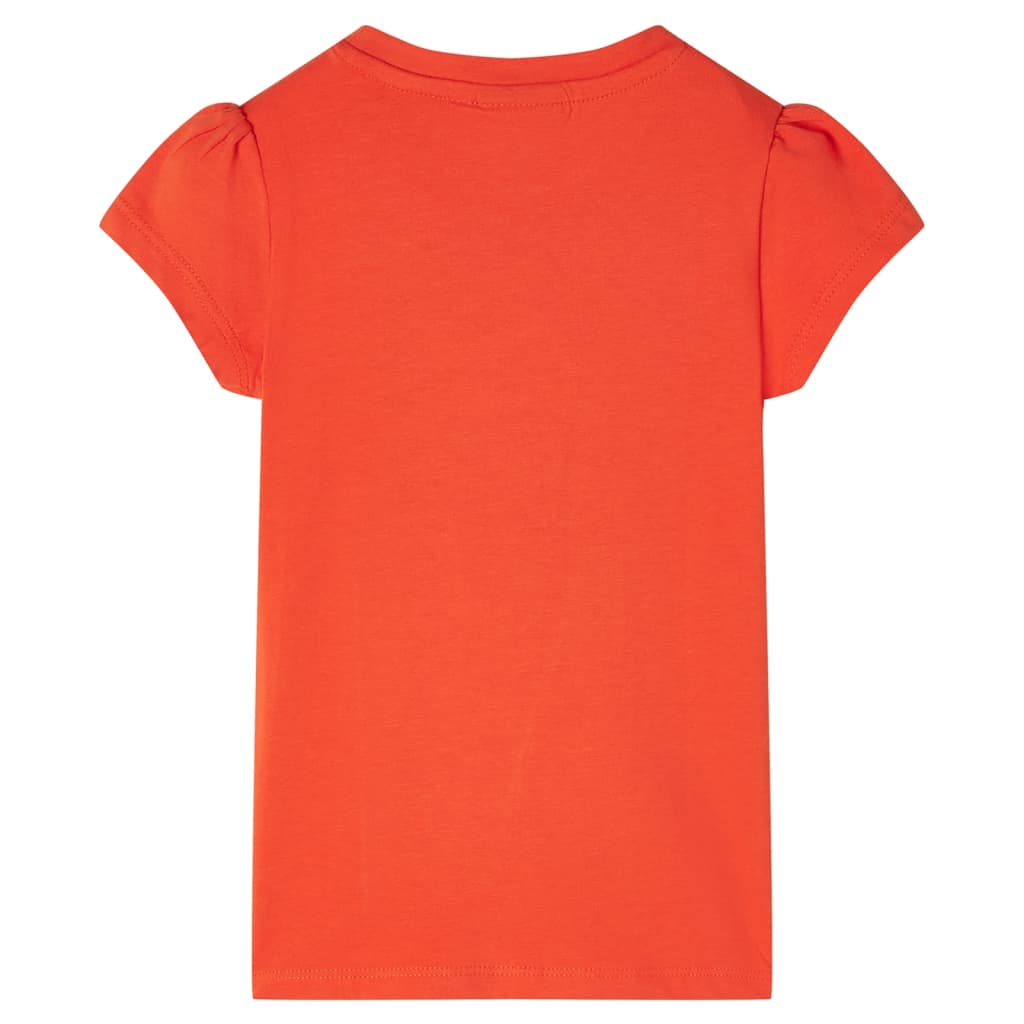 VidaXL Chemise enfant 128 orange foncé
