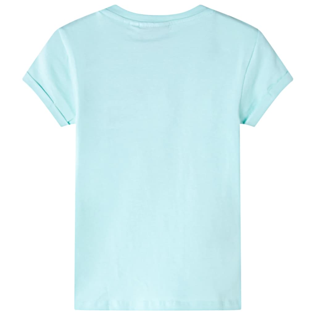 VidaXL Chemise enfant 92 bleu mer clair