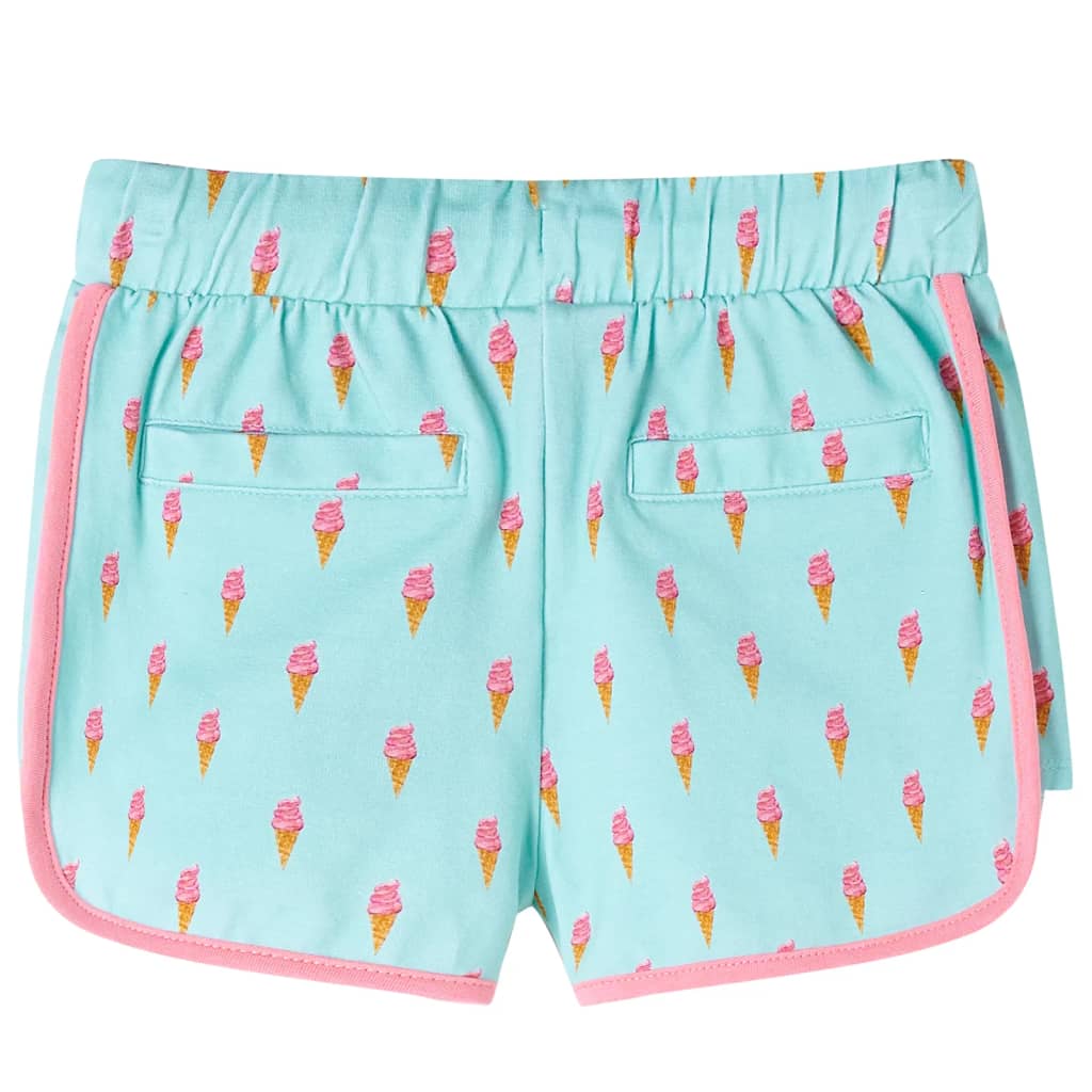 VidaXL Short enfant avec cordon de serrage 104 menthe clair