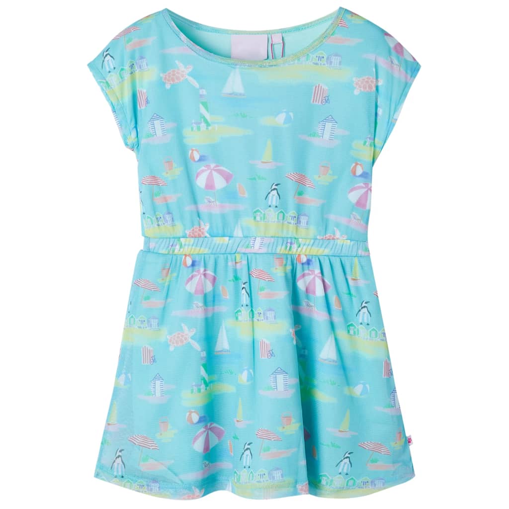 VidaXL Robe enfant 104 bleu mer clair