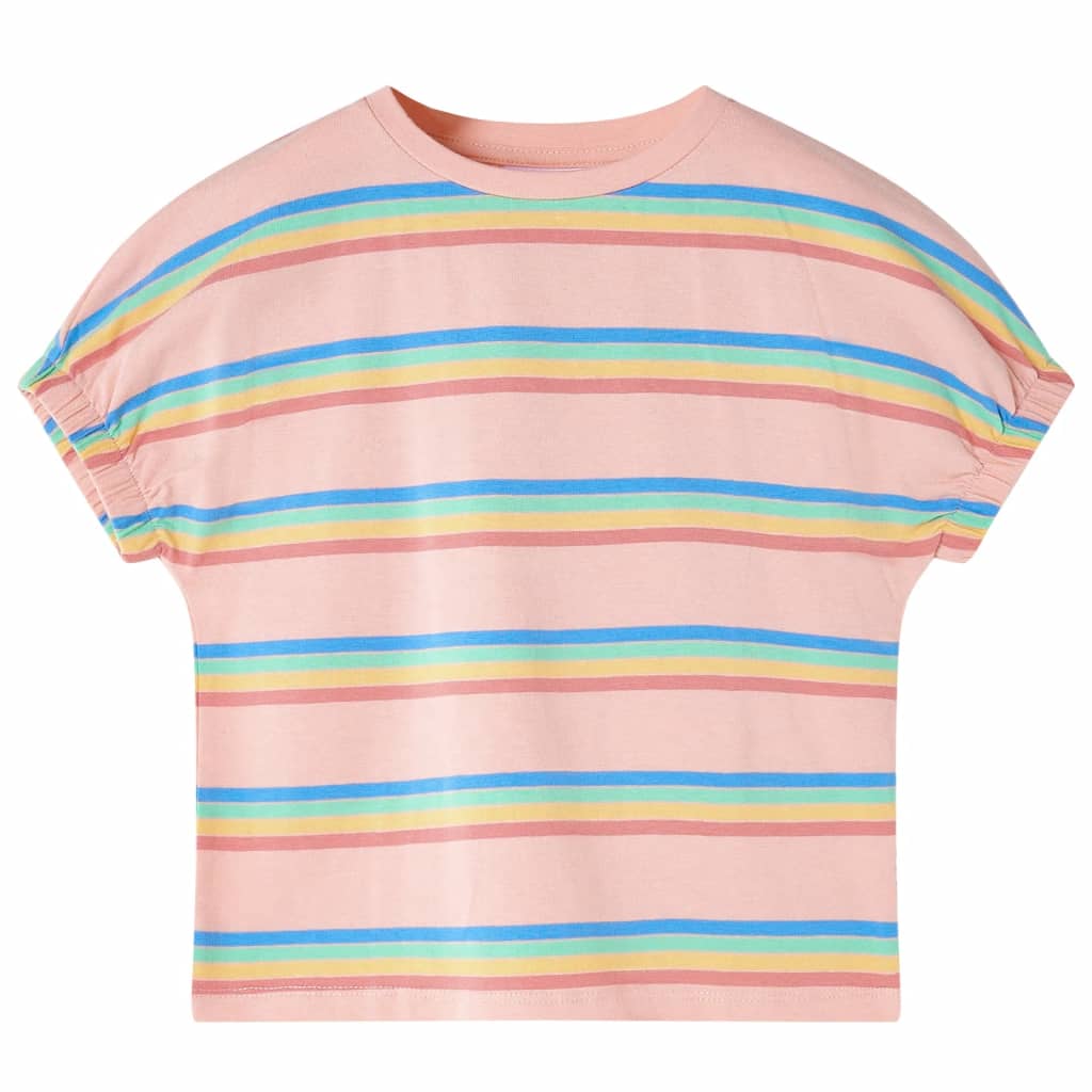 VidaXL Chemise enfant 128 couleur pêche