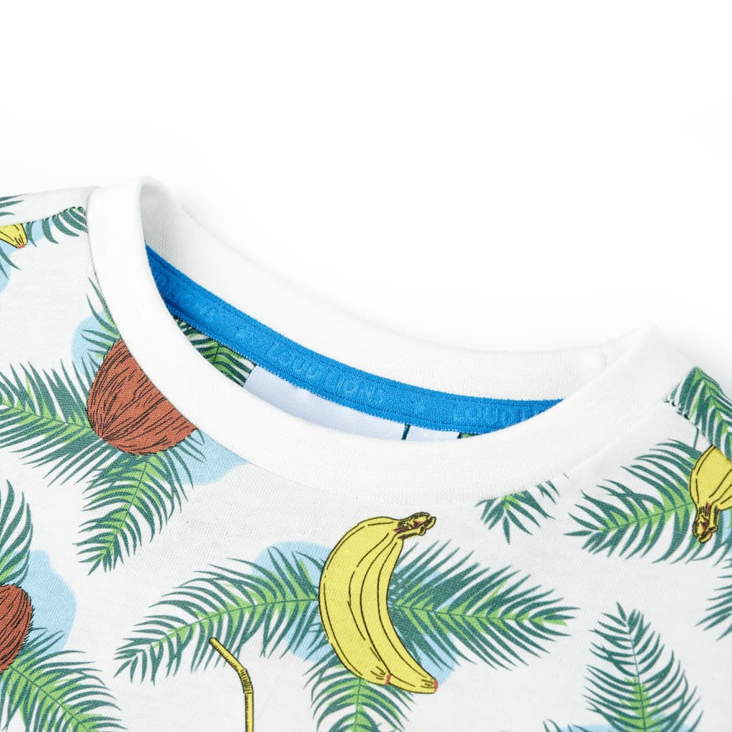 VidaXL Chemise enfant à manches courtes 104 multicolore