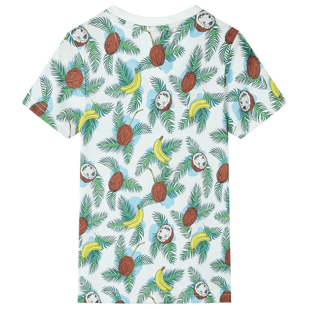 VidaXL Chemise enfant à manches courtes 128 multicolore