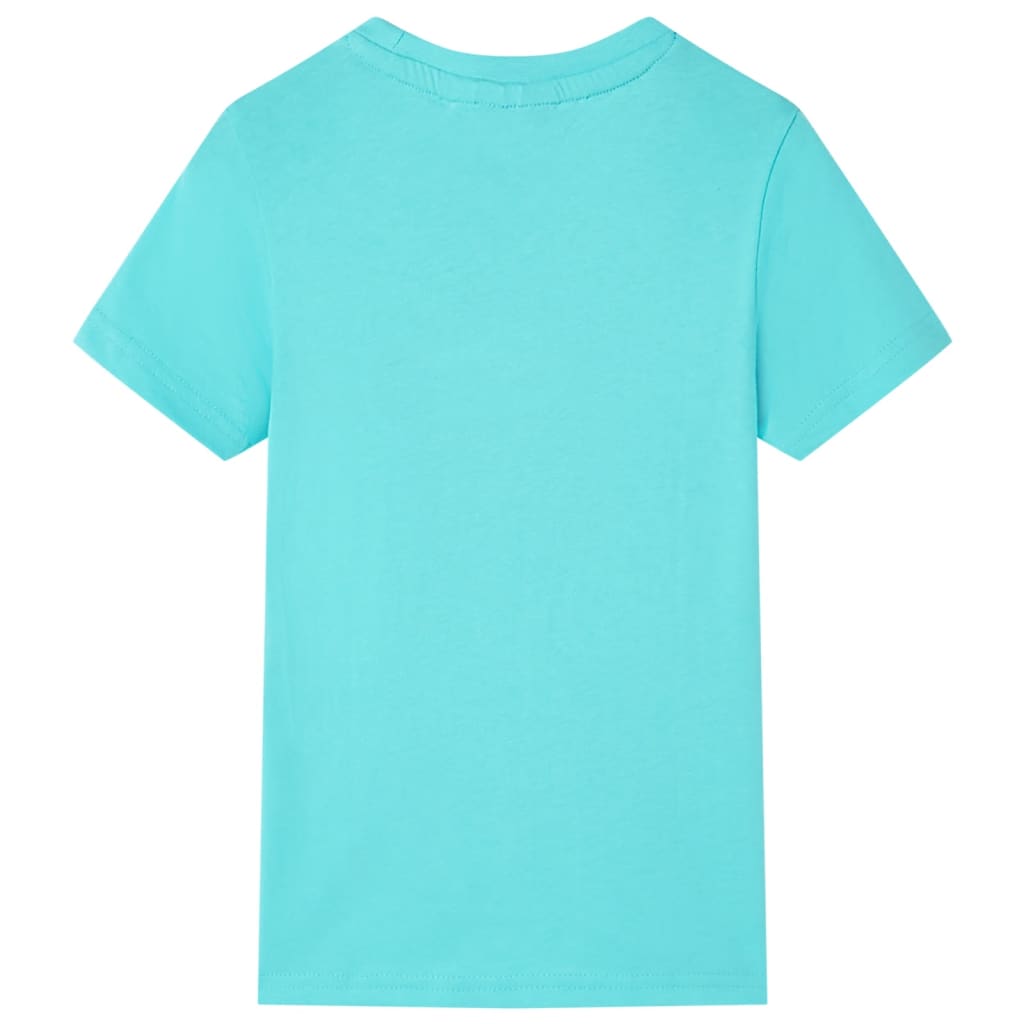 VidaXL Chemise enfant à manches courtes 92 bleu mer