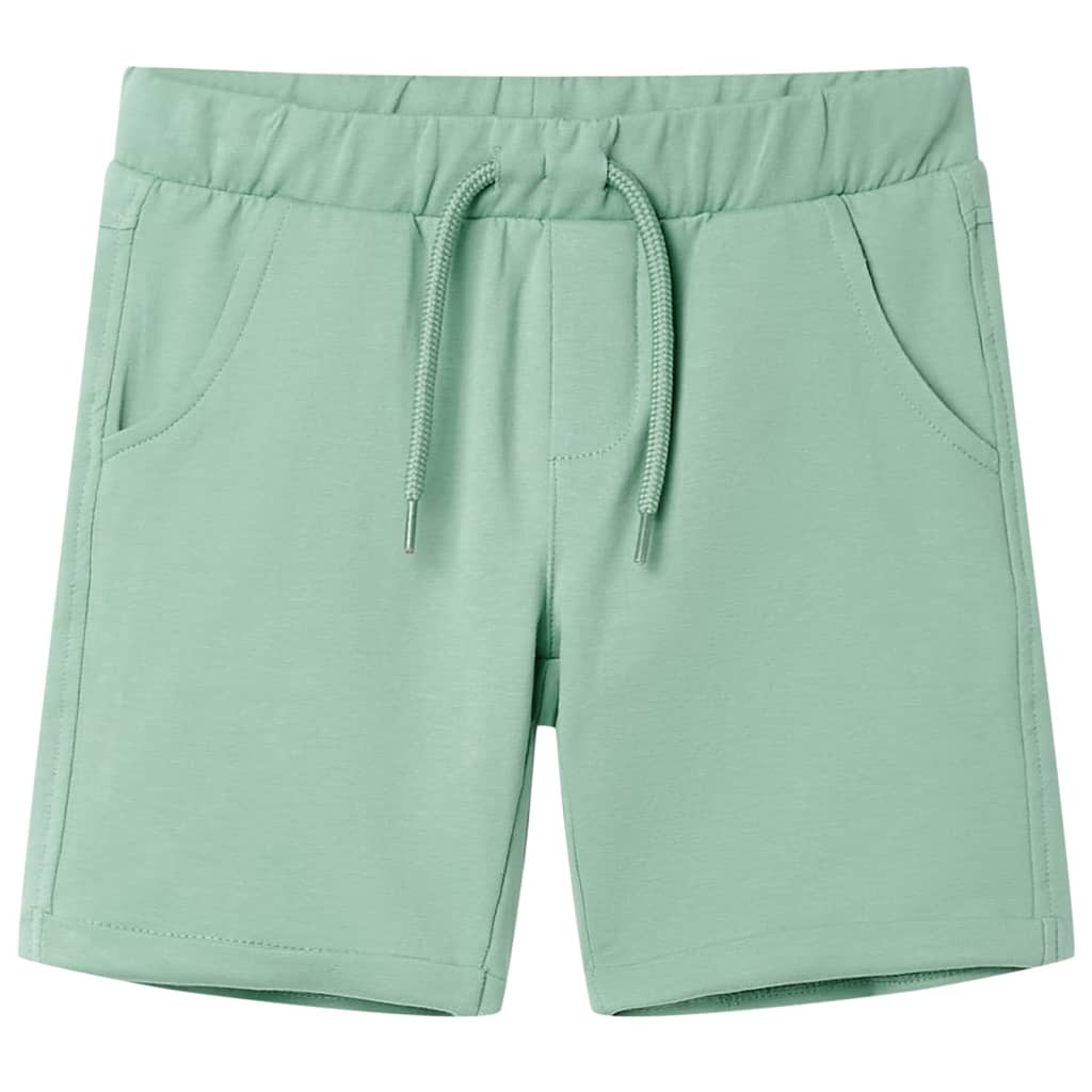 VidaXL short enfant avec cordon de serrage 116 kaki clair