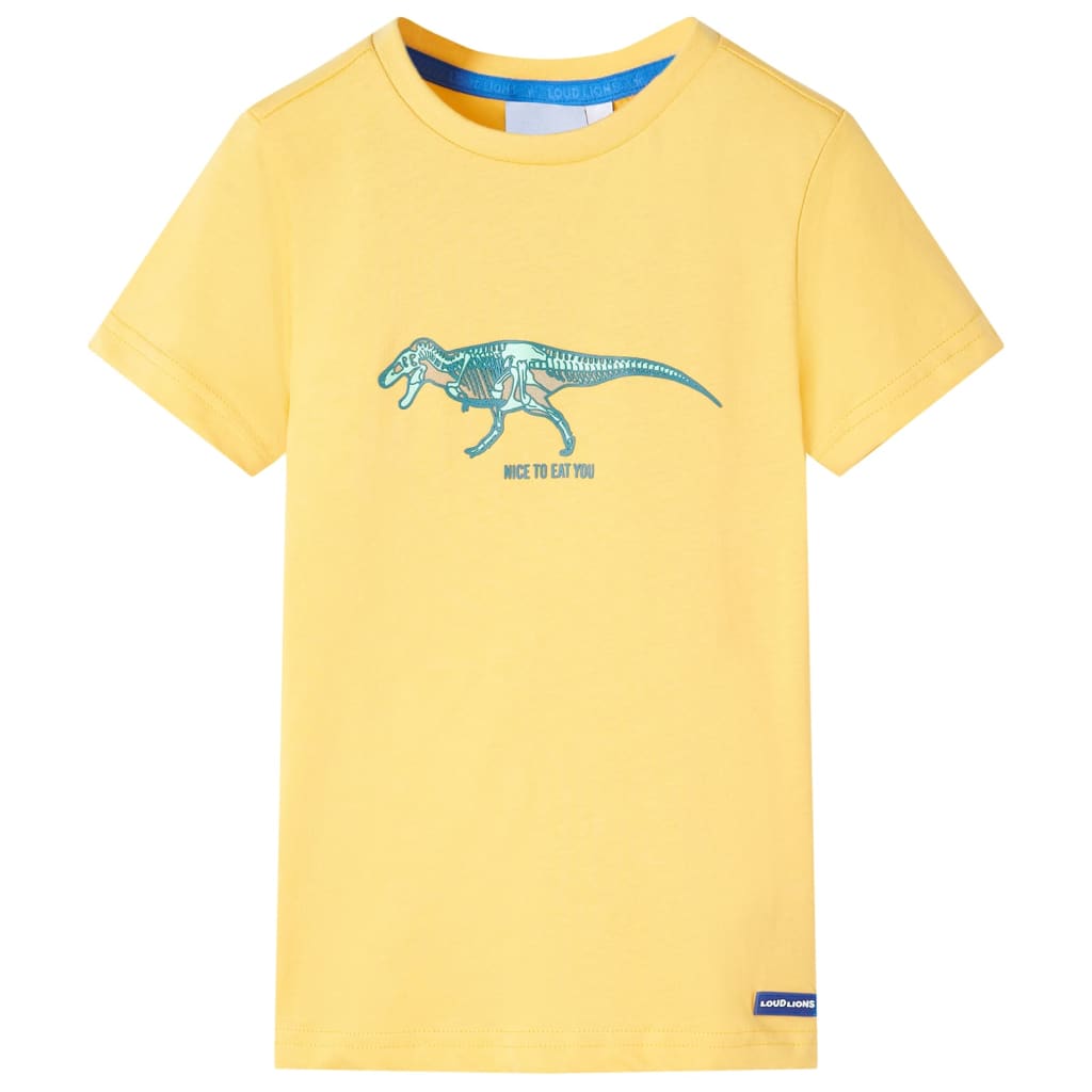 VidaXL Chemise enfant 140 ocre clair