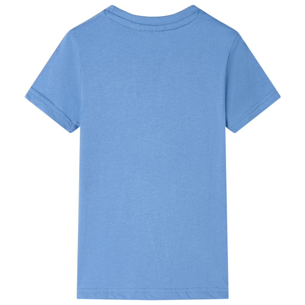 VidaXL Chemise enfant 140 bleu moyen