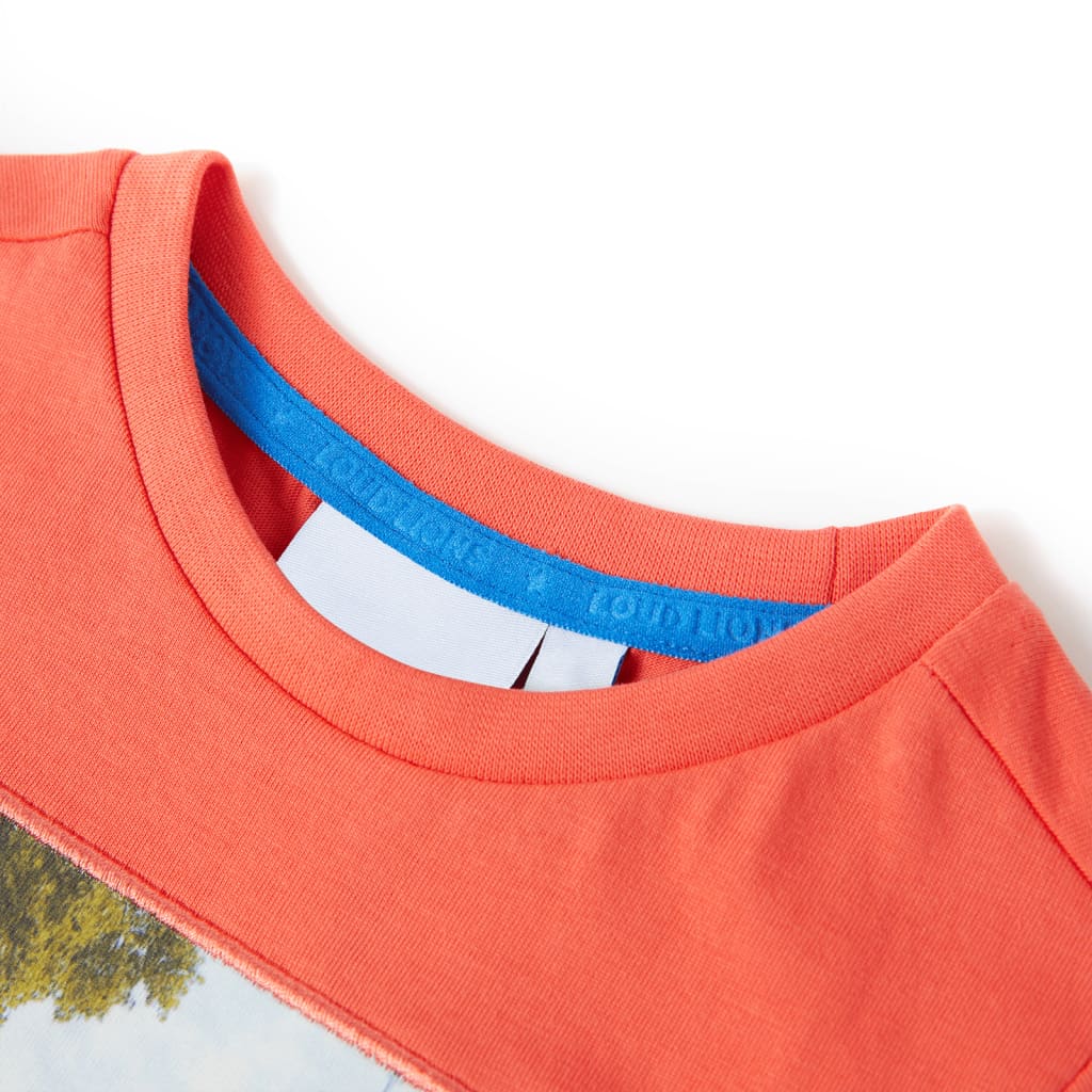 VidaXL Chemise enfant 140 rouge clair