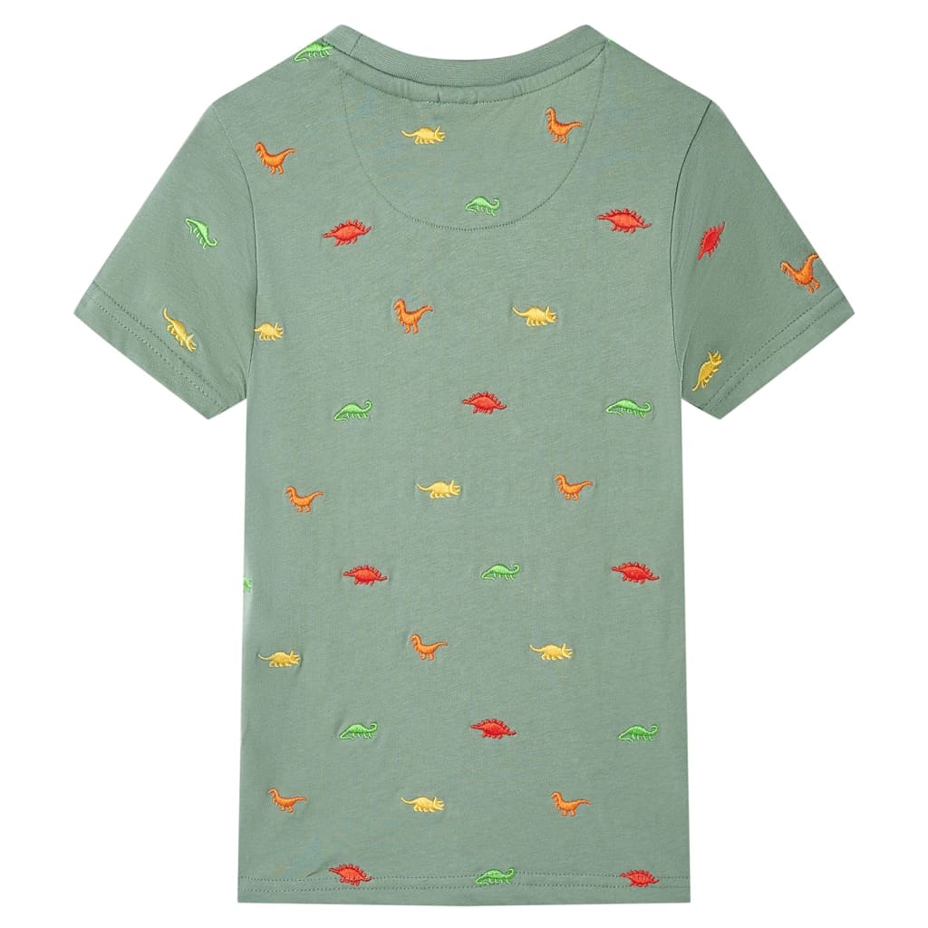 VidaXL Chemise enfant à manches courtes 92 kaki