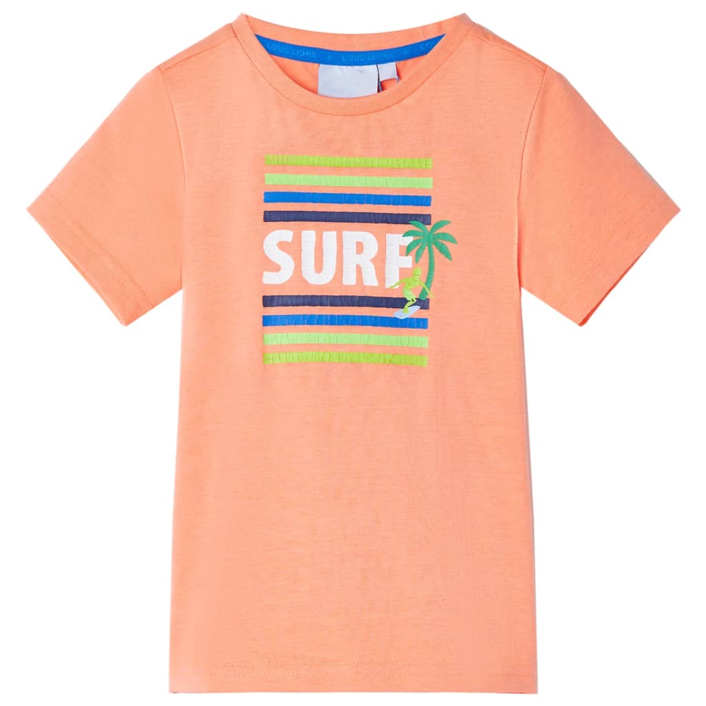 VidaXL Chemise enfant 92 orange fluo