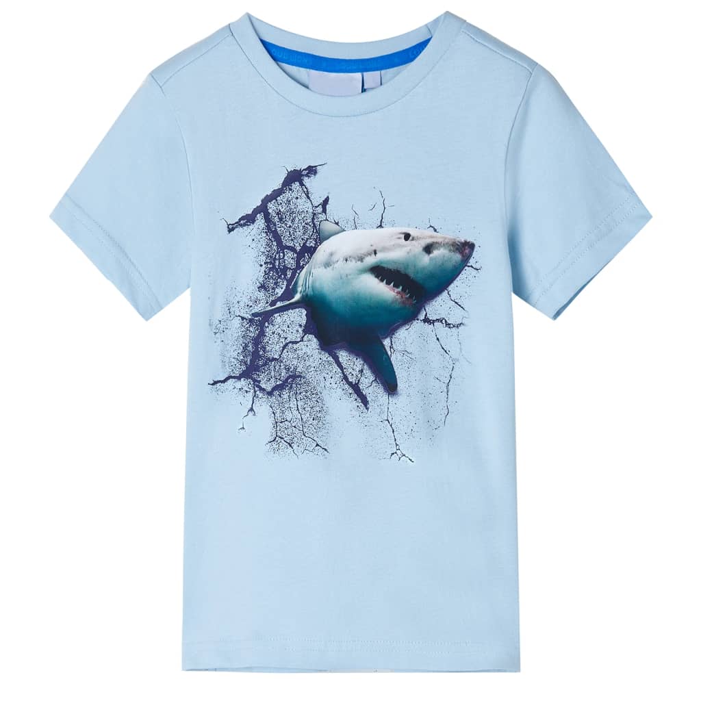VidaXL Chemise enfant 116 bleu clair