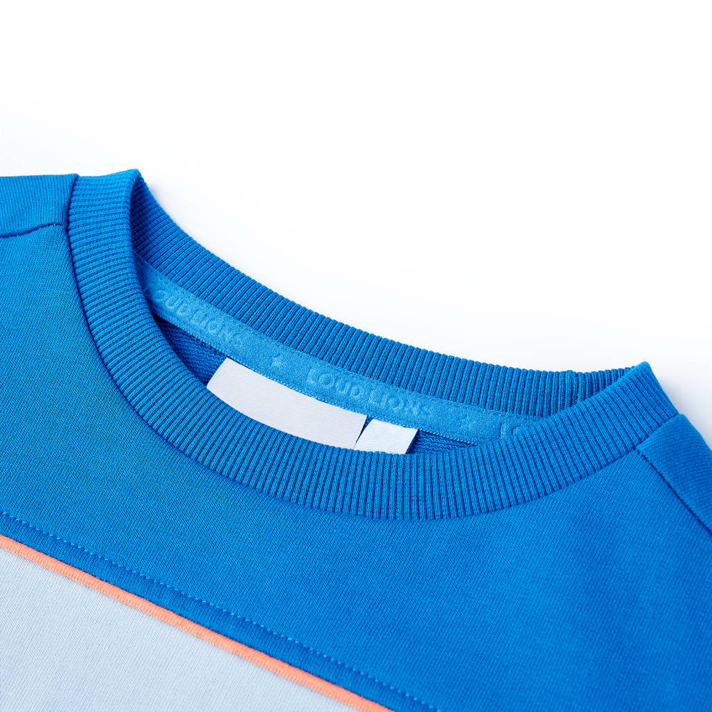 VidaXL Pull enfant 104 bleu vif et bleu clair