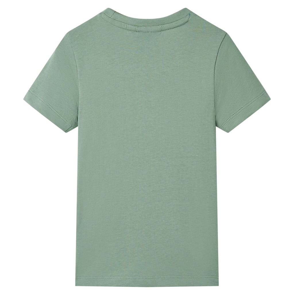 VidaXL Chemise enfant à manches courtes 140 kaki