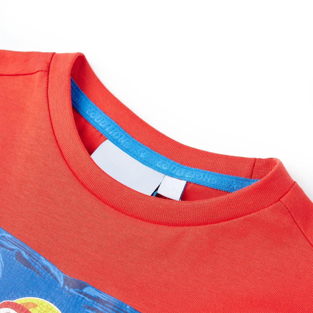 VidaXL Chemise enfant à manches courtes 92 rouge