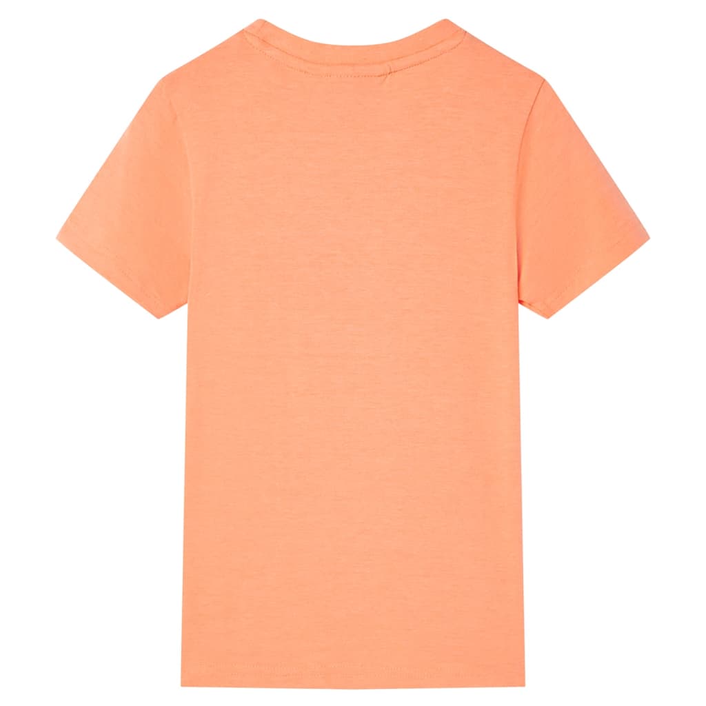 VidaXL Chemise enfant à manches courtes 116 orange fluo
