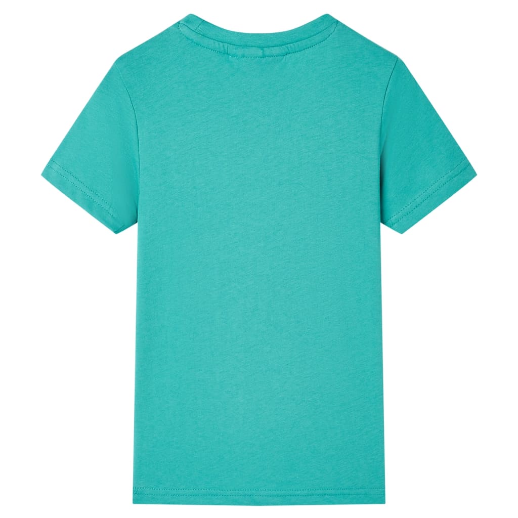 VidaXL Chemise enfant à manches courtes 116 menthe foncée