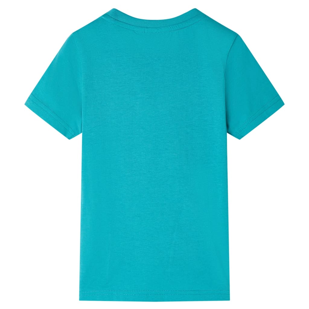 VidaXL Chemise enfant à manches courtes 140 menthe foncée