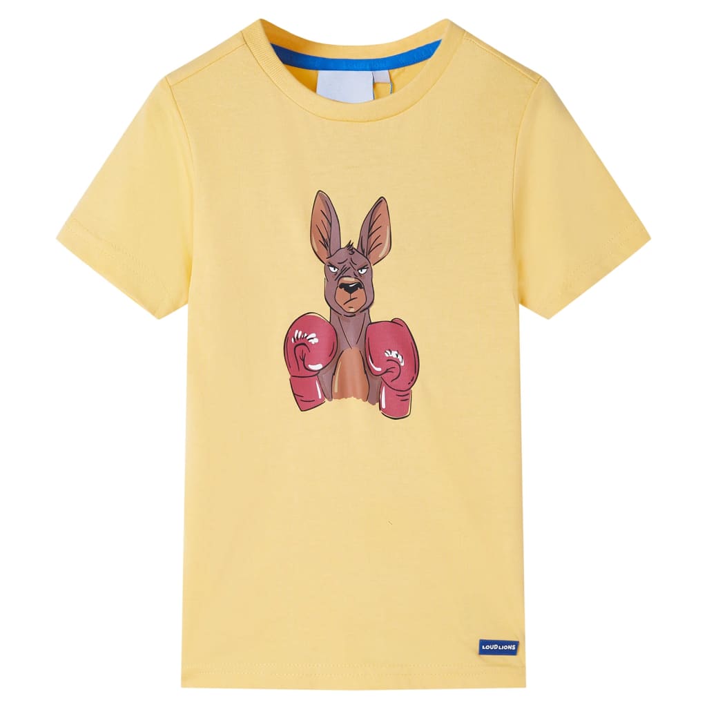 VidaXL Chemise enfant à manches courtes 92 jaune