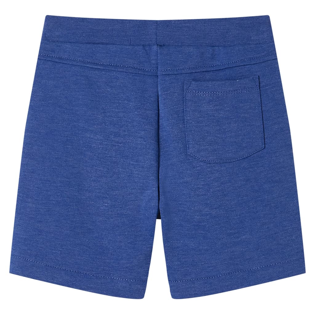 VidaXL Short enfant avec cordon de serrage 116 bleu mélange