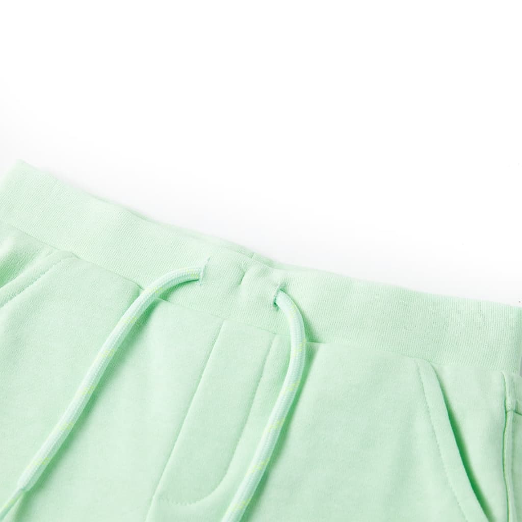 VidaXL Short enfant avec cordon de serrage 104 vert vif