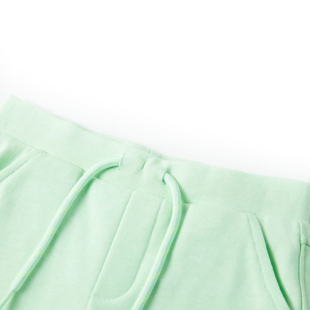 VidaXL Short enfant avec cordon de serrage 116 vert vif