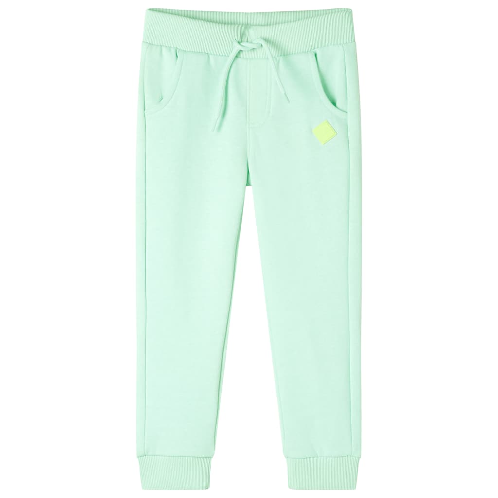 VidaXL Pantalon de survêtement pour enfants 92 vert vif
