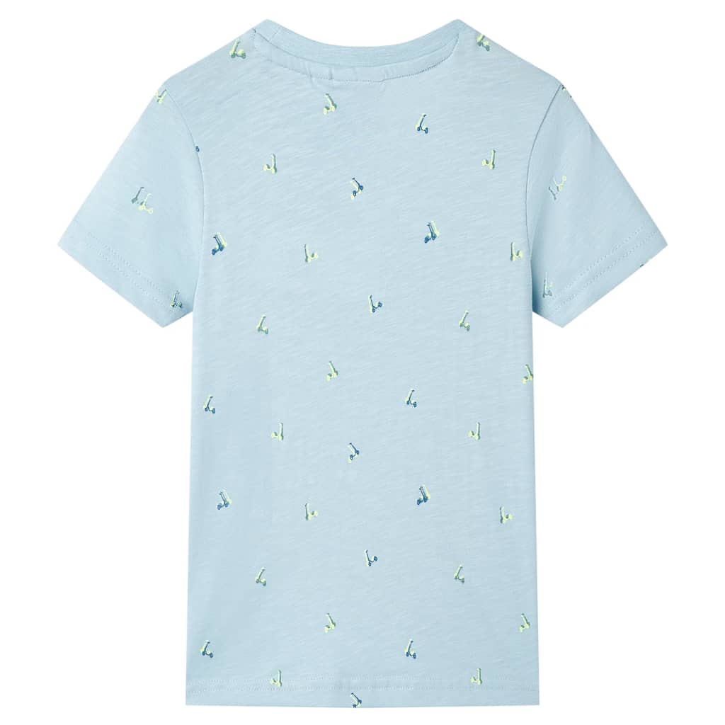 VidaXL Chemise enfant 128 bleu clair