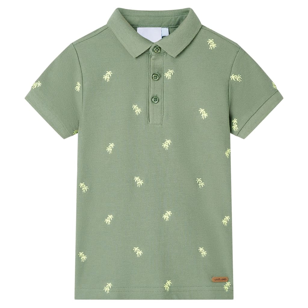 VidaXL Polo enfant 116 kaki