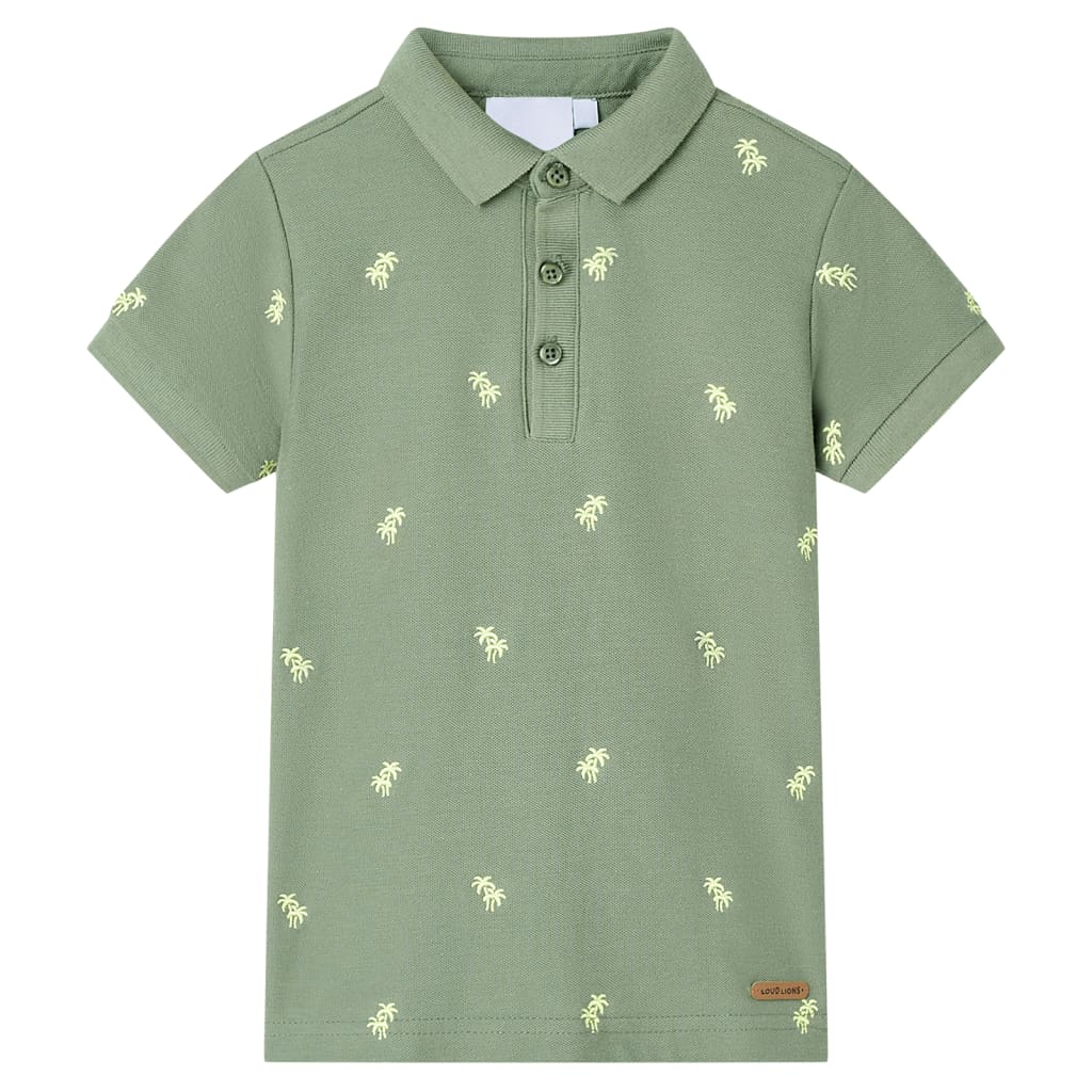 VidaXL Polo enfant 128 kaki