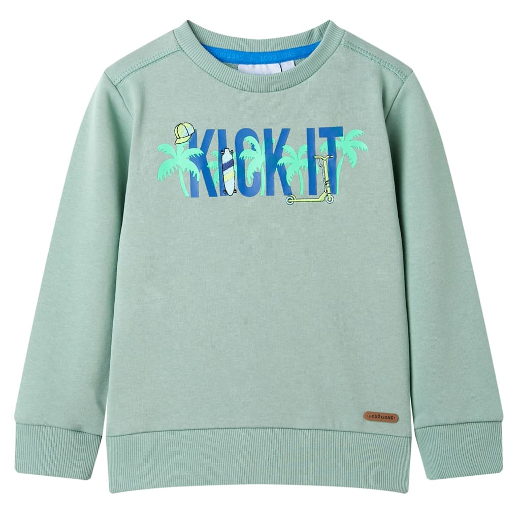 VidaXL Pull enfant 92 kaki clair