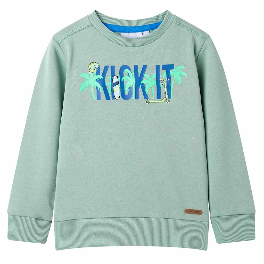 VidaXL Pull enfant 104 kaki clair