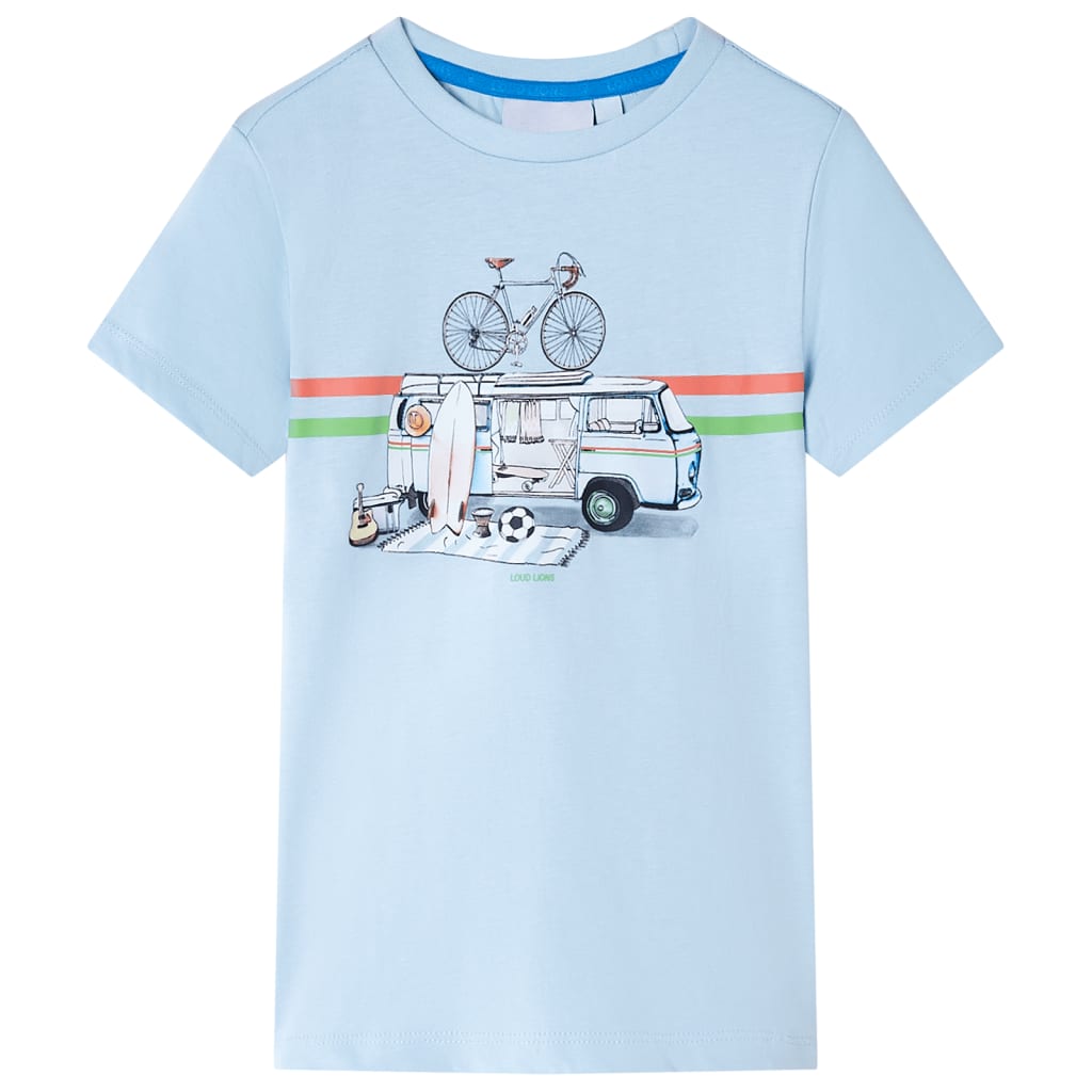 VidaXL Chemise enfant 92 bleu clair