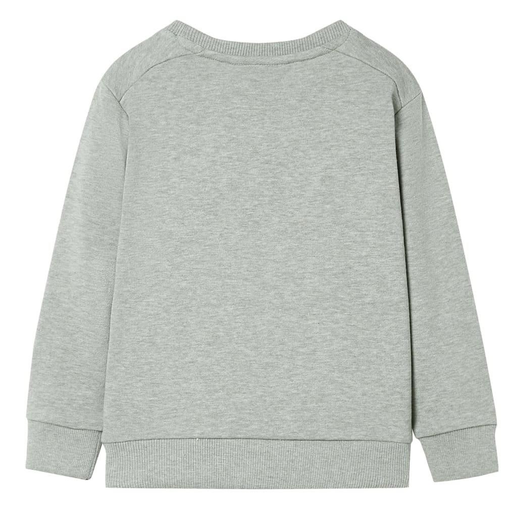 Vidaxxl pull enfant 128 kaki clair mixte